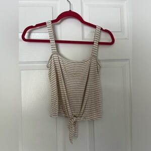 VERY comfortable tank top with tie knot front